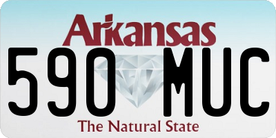AR license plate 590MUC