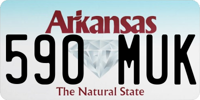 AR license plate 590MUK