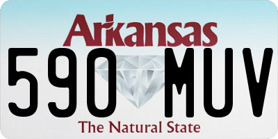 AR license plate 590MUV