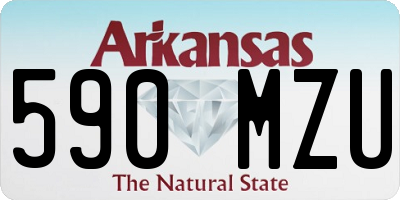 AR license plate 590MZU