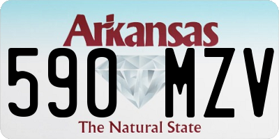 AR license plate 590MZV