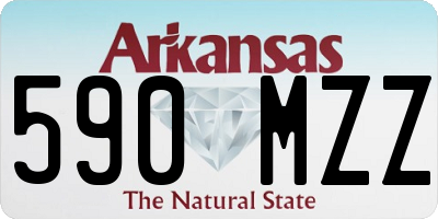 AR license plate 590MZZ