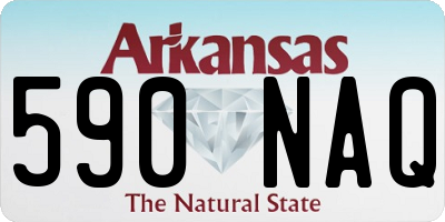 AR license plate 590NAQ