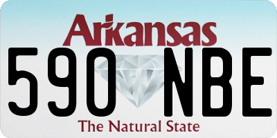 AR license plate 590NBE