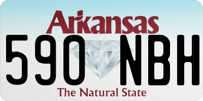 AR license plate 590NBH