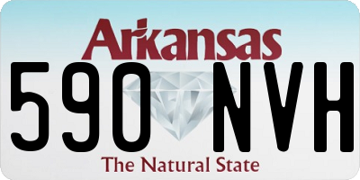 AR license plate 590NVH