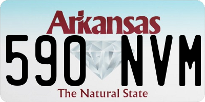 AR license plate 590NVM