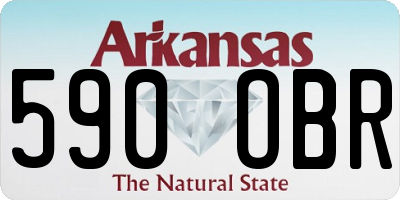 AR license plate 590OBR