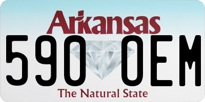 AR license plate 590OEM