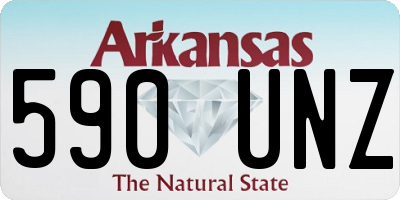 AR license plate 590UNZ