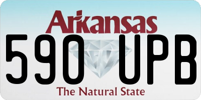 AR license plate 590UPB
