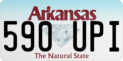 AR license plate 590UPI