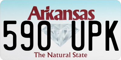 AR license plate 590UPK