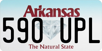 AR license plate 590UPL