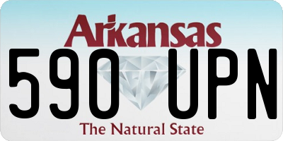 AR license plate 590UPN