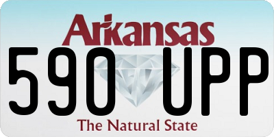 AR license plate 590UPP