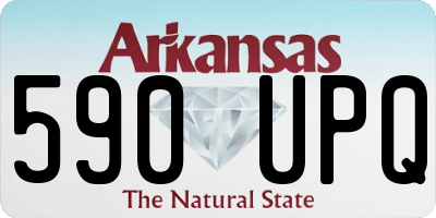 AR license plate 590UPQ