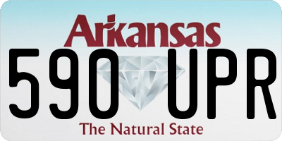 AR license plate 590UPR