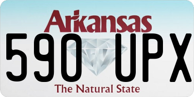 AR license plate 590UPX