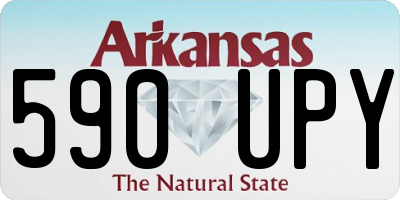 AR license plate 590UPY