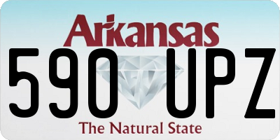 AR license plate 590UPZ