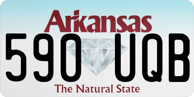 AR license plate 590UQB