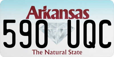 AR license plate 590UQC