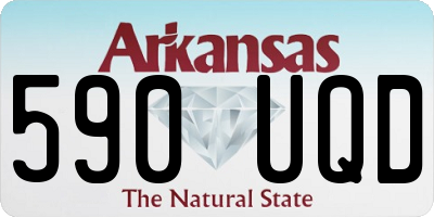 AR license plate 590UQD