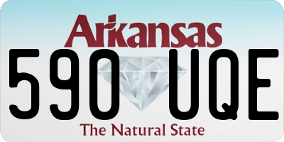 AR license plate 590UQE