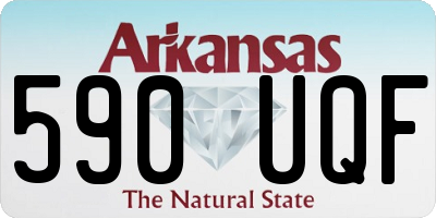 AR license plate 590UQF