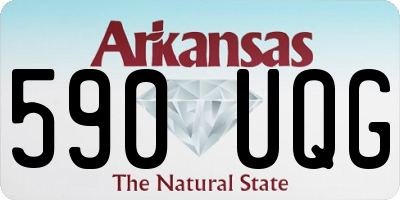 AR license plate 590UQG