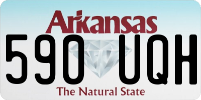 AR license plate 590UQH