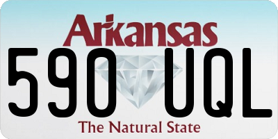 AR license plate 590UQL