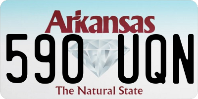 AR license plate 590UQN
