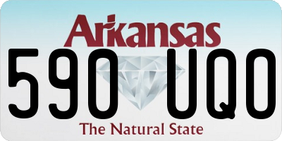 AR license plate 590UQO