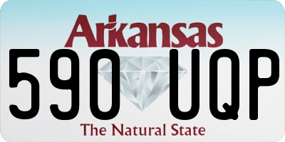 AR license plate 590UQP