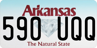 AR license plate 590UQQ