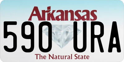 AR license plate 590URA