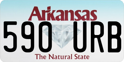 AR license plate 590URB