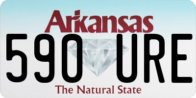 AR license plate 590URE