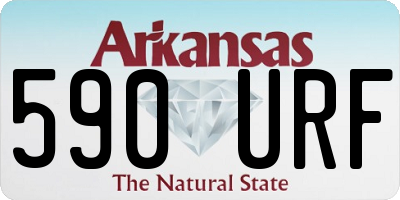 AR license plate 590URF