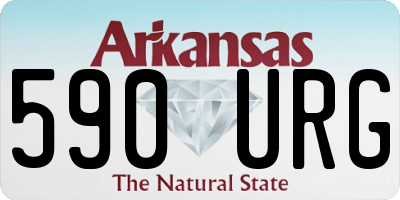 AR license plate 590URG