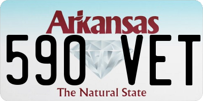 AR license plate 590VET