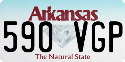 AR license plate 590VGP