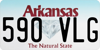 AR license plate 590VLG