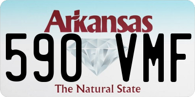 AR license plate 590VMF