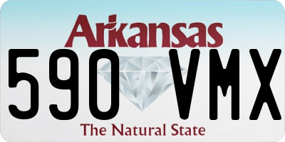 AR license plate 590VMX