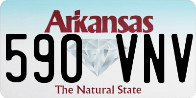AR license plate 590VNV