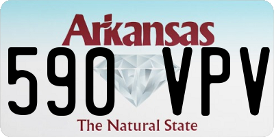 AR license plate 590VPV