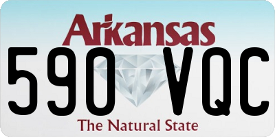 AR license plate 590VQC